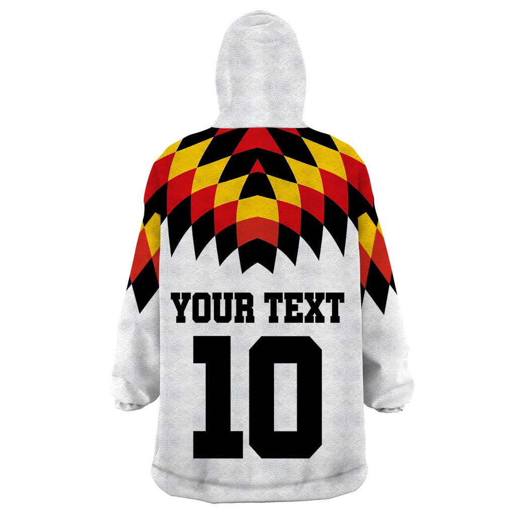 Custom Germany Football 2024 Go Champion Wearable Blanket Hoodie Design 90s Style Home Color - Wonder Print Shop
