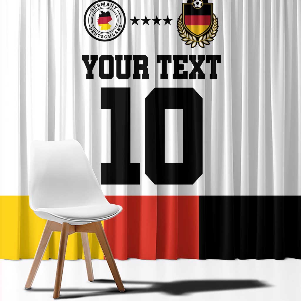 Custom Germany Football 2024 Go Champion Window Curtain Design 90s Style Home Color - Wonder Print Shop