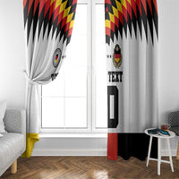 Custom Germany Football 2024 Go Champion Window Curtain Design 90s Style Home Color - Wonder Print Shop