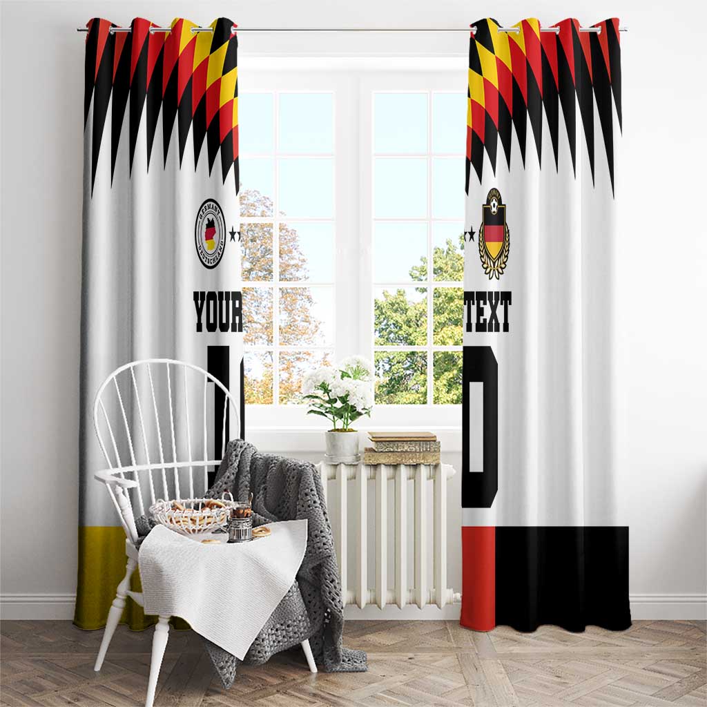 Custom Germany Football 2024 Go Champion Window Curtain Design 90s Style Home Color - Wonder Print Shop
