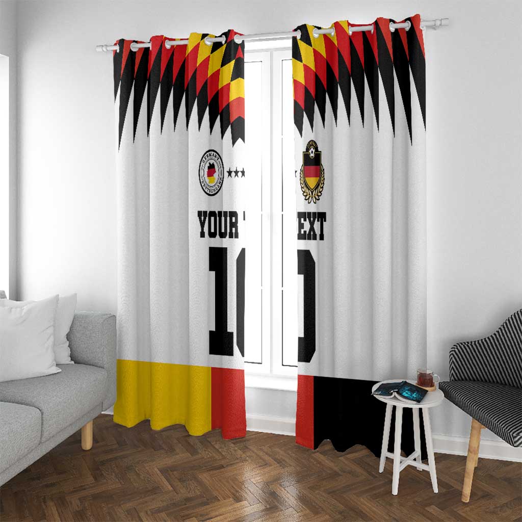 Custom Germany Football 2024 Go Champion Window Curtain Design 90s Style Home Color - Wonder Print Shop
