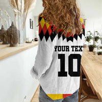 Custom Germany Football 2024 Go Champion Women Casual Shirt Design 90s Style Home Color - Wonder Print Shop