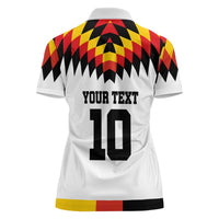 Custom Germany Football 2024 Go Champion Women Polo Shirt Design 90s Style Home Color - Wonder Print Shop