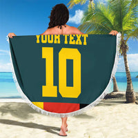 Custom Germany Football 2024 Go Champion Beach Blanket Design 90s Style Away Color - Wonder Print Shop