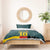 Custom Germany Football 2024 Go Champion Bedding Set Design 90s Style Away Color - Wonder Print Shop