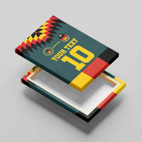 Custom Germany Football 2024 Go Champion Canvas Wall Art Design 90s Style Away Color - Wonder Print Shop