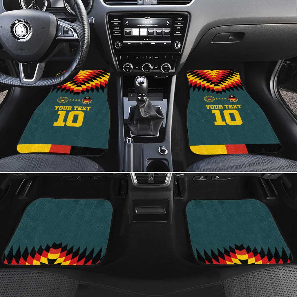 Custom Germany Football 2024 Go Champion Car Mats Design 90s Style Away Color - Wonder Print Shop