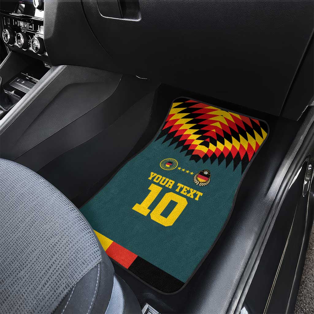 Custom Germany Football 2024 Go Champion Car Mats Design 90s Style Away Color - Wonder Print Shop