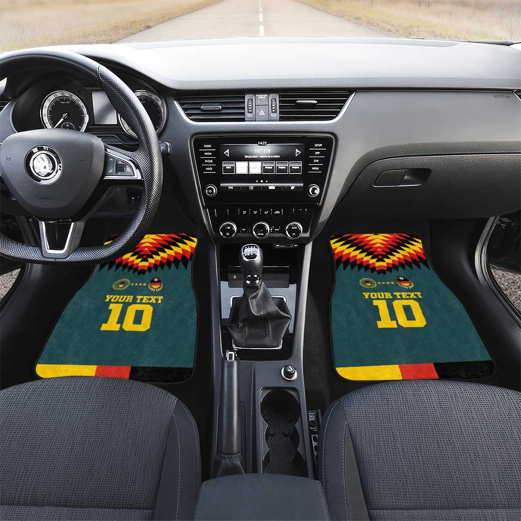 Custom Germany Football 2024 Go Champion Car Mats Design 90s Style Away Color - Wonder Print Shop