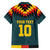 Custom Germany Football 2024 Go Champion Family Matching Off The Shoulder Long Sleeve Dress and Hawaiian Shirt Design 90s Style Away Color - Wonder Print Shop