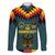Custom Germany Football 2024 Go Champion Family Matching Off The Shoulder Long Sleeve Dress and Hawaiian Shirt Design 90s Style Away Color - Wonder Print Shop