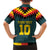 Custom Germany Football 2024 Go Champion Family Matching Short Sleeve Bodycon Dress and Hawaiian Shirt Design 90s Style Away Color - Wonder Print Shop