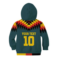 Custom Germany Football 2024 Go Champion Kid Hoodie Design 90s Style Away Color - Wonder Print Shop