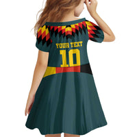 Custom Germany Football 2024 Go Champion Kid Short Sleeve Dress Design 90s Style Away Color - Wonder Print Shop