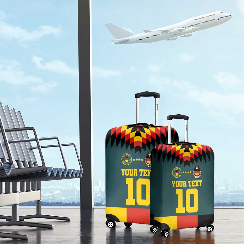 Custom Germany Football 2024 Go Champion Luggage Cover Design 90s Style Away Color - Wonder Print Shop