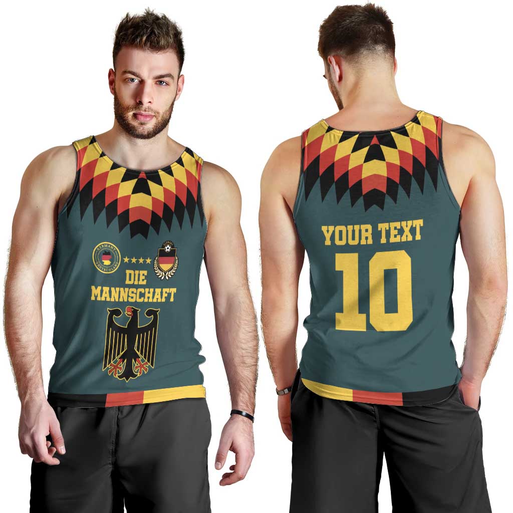 Custom Germany Football 2024 Go Champion Men Tank Top Design 90s Style Away Color - Wonder Print Shop