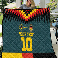Custom Germany Football 2024 Go Champion Quilt Design 90s Style Away Color - Wonder Print Shop