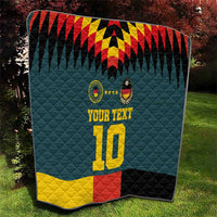 Custom Germany Football 2024 Go Champion Quilt Design 90s Style Away Color - Wonder Print Shop