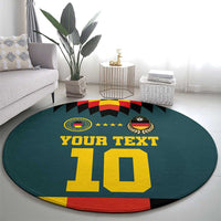 Custom Germany Football 2024 Go Champion Round Carpet Design 90s Style Away Color LT03