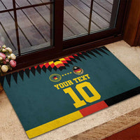 Custom Germany Football 2024 Go Champion Rubber Doormat Design 90s Style Away Color - Wonder Print Shop