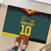 Custom Germany Football 2024 Go Champion Rubber Doormat Design 90s Style Away Color - Wonder Print Shop