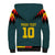 Custom Germany Football 2024 Go Champion Sherpa Hoodie Design 90s Style Away Color - Wonder Print Shop