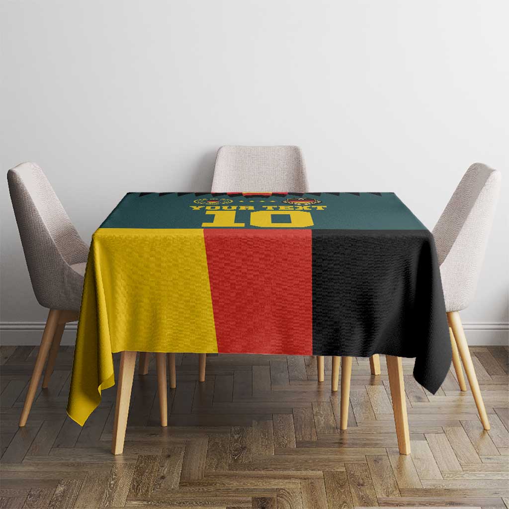 Custom Germany Football 2024 Go Champion Tablecloth Design 90s Style Away Color - Wonder Print Shop