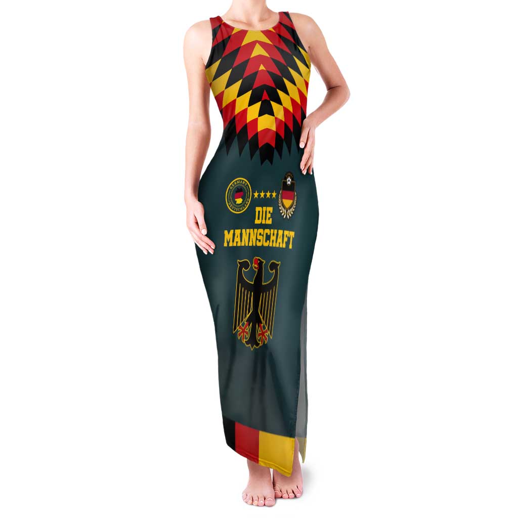 Custom Germany Football 2024 Go Champion Tank Maxi Dress Design 90s Style Away Color - Wonder Print Shop