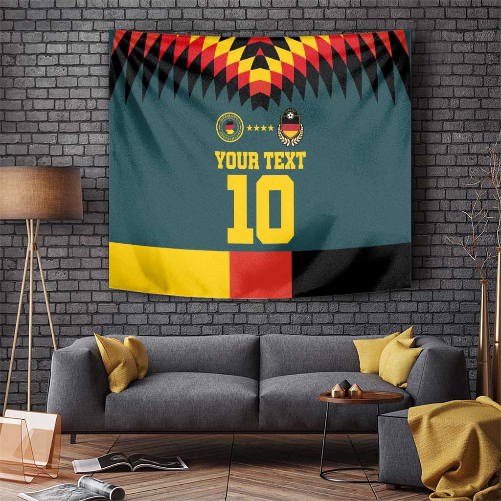 Custom Germany Football 2024 Go Champion Tapestry Design 90s Style Away Color - Wonder Print Shop