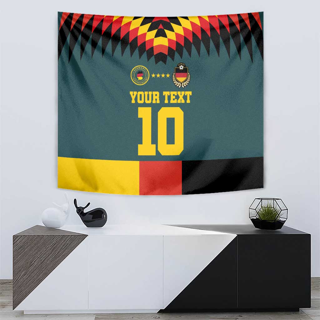 Custom Germany Football 2024 Go Champion Tapestry Design 90s Style Away Color - Wonder Print Shop