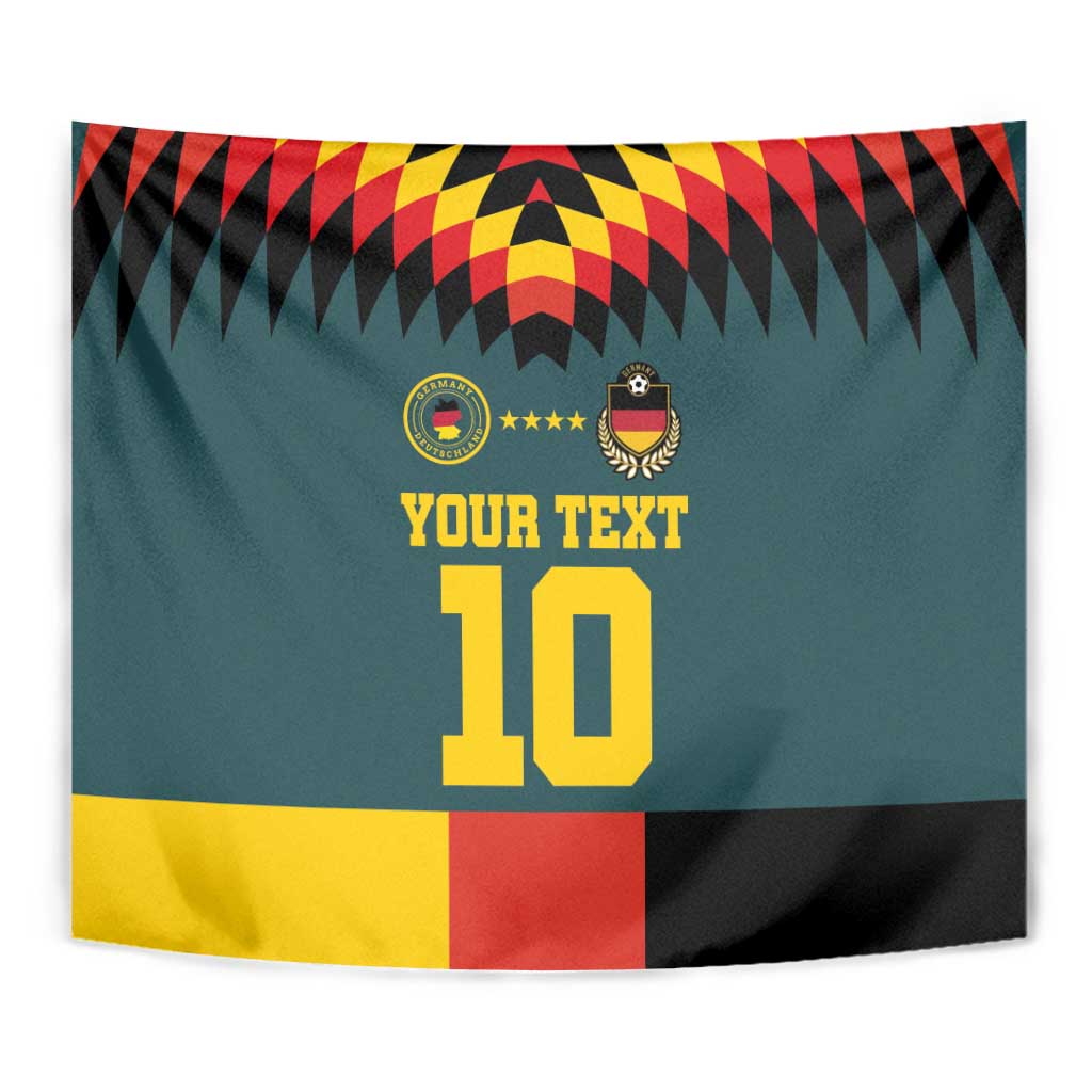 Custom Germany Football 2024 Go Champion Tapestry Design 90s Style Away Color - Wonder Print Shop