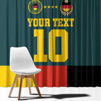 Custom Germany Football 2024 Go Champion Window Curtain Design 90s Style Away Color - Wonder Print Shop