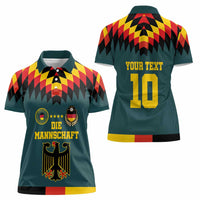 Custom Germany Football 2024 Go Champion Women Polo Shirt Design 90s Style Away Color - Wonder Print Shop