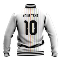 Japan Football Custom Baseball Jacket Colors Beyond Horizon Sashiko Effect White Version