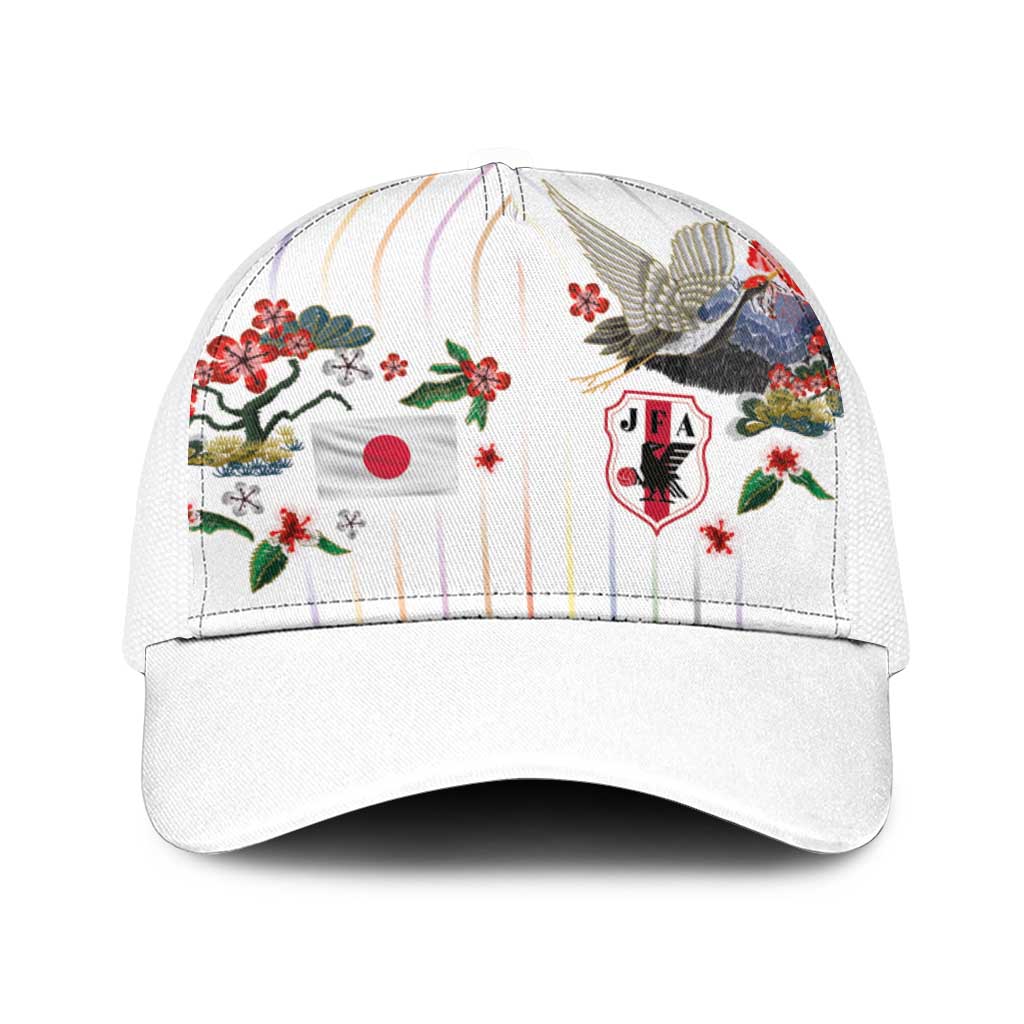 Japan Football Baseball Net Cap Colors Beyond Horizon Sashiko Effect White Version