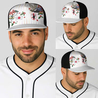 Japan Football Baseball Net Cap Colors Beyond Horizon Sashiko Effect White Version