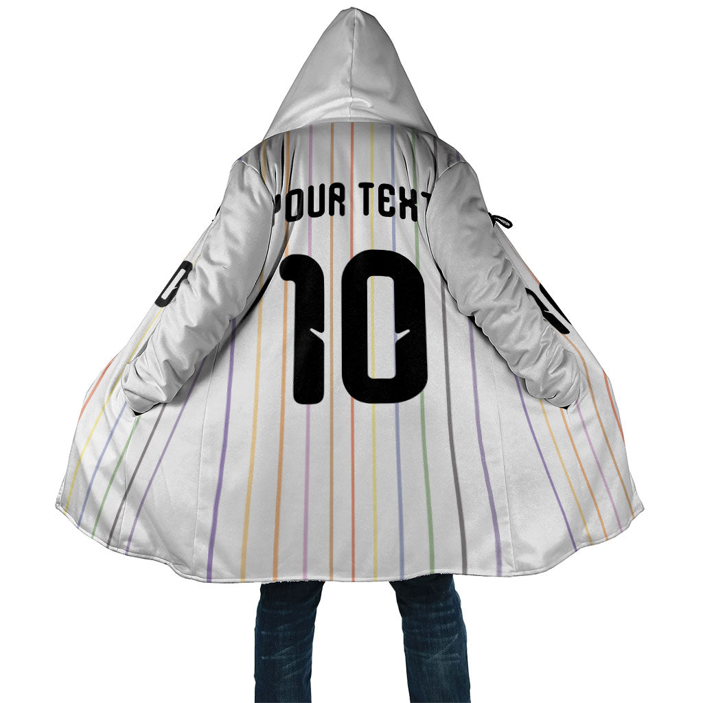 Japan Football Custom Cloak Colors Beyond Horizon Sashiko Effect White Version