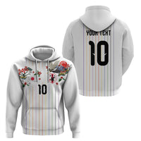 Japan Football Custom Hoodie Colors Beyond Horizon Sashiko Effect White Version