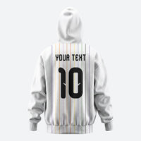 Japan Football Custom Hoodie Colors Beyond Horizon Sashiko Effect White Version