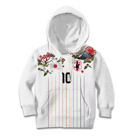 Japan Football Custom Kid Hoodie Colors Beyond Horizon Sashiko Effect White Version