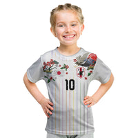 Japan Football Custom Kid T Shirt Colors Beyond Horizon Sashiko Effect White Version