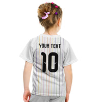 Japan Football Custom Kid T Shirt Colors Beyond Horizon Sashiko Effect White Version