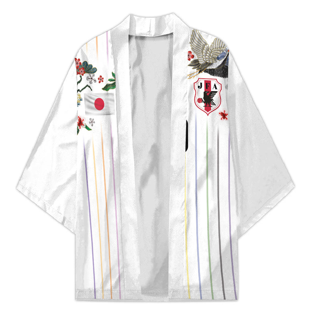 Japan Football Custom Kimono Colors Beyond Horizon Sashiko Effect White Version
