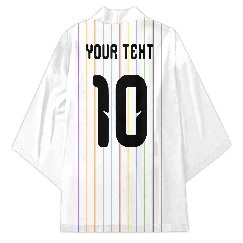 Japan Football Custom Kimono Colors Beyond Horizon Sashiko Effect White Version