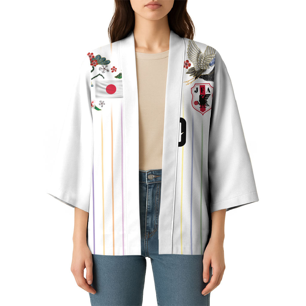 Japan Football Custom Kimono Colors Beyond Horizon Sashiko Effect White Version