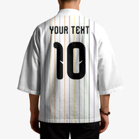 Japan Football Custom Kimono Colors Beyond Horizon Sashiko Effect White Version