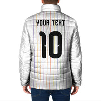 Japan Football Custom Padded Jacket Colors Beyond Horizon Sashiko Effect White Version