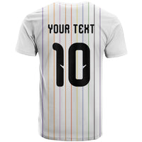 Japan Football Custom T Shirt Colors Beyond Horizon Sashiko Effect White Version
