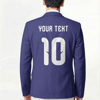 Japan Football Custom Blazer Japanese Culture with Sashiko Effect