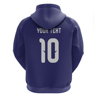 Japan Football Custom Hoodie Japanese Culture with Sashiko Effect